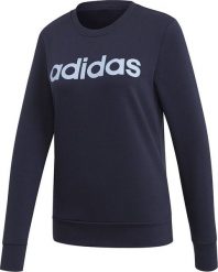 Adidas Bluza damska adidas W Essentials Linear Sweat granatowa EI0678 2XS. Bluzy damskie Adidas, xs, bez wzorów, bez kaptura. Za 133.65 zł.