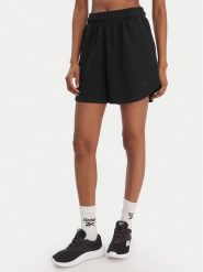 Reebok Szorty sportowe Karin RK25504CCW Czarny Regular Fit. Czarne szorty sportowe damskie Reebok, l, bez wzorów, z bawełny, sportowe. Za 99.99 zł.
