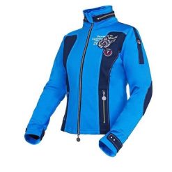 Damska kurtka wodoodporna Fair Play Klara. Niebieskie kurtki damskie FAIRPLAY, na jesień, bez wzorów, bez kaptura. Za 286.00 zł.