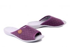 BEFADO 255D 010 fiolet, kapcie damskie. Fioletowe kapcie damskie Befado, bez wzorów. Za 64.99 zł.