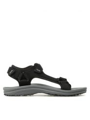 Jack Wolfskin Sandały Wave Breaker M 4052011 Czarny. Czarne sandały męskie Jack Wolfskin, z materiału, bez zapięcia. Za 179.99 zł.