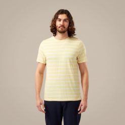 T-shirt Craghoppers Sten NosiBotanical – żółty, regular fit. Żółte t-shirty męskie Craghoppers, xl, bez wzorów, z bawełny, bez kołnierzyka. Za 96.05 zł.
