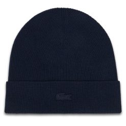 Czapka Lacoste. Niebieskie czapki i kapelusze męskie Lacoste, na zimę, bez wzorów. Za 284.99 zł.