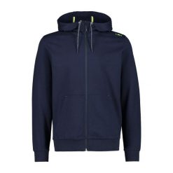Bluza z kapturem zapinana na zamek błyskawiczny CMP. Niebieskie bluzy męskie CMP, xl, bez wzorów, z materiału, z kapturem. Za 282.00 zł.