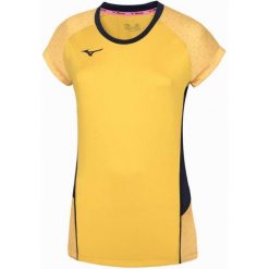 Koszulka siatkarska damska Mizuno Premium High-Kyu Tee 26. Koszulki sportowe damskie Mizuno, xl, bez wzorów, z syntetyku, bez kołnierzyka, bez ramiączek, do siatkówki. Za 99.99 zł.