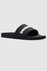 DSQUARED2 Czarne klapki męskie z logo. Czarne klapki męskie Dsquared2. W wyprzedaży za 669.99 zł.