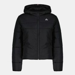 Damska kurtka z kapturem Le Coq Sportif Essentiels Light N°1. Czarne kurtki sportowe damskie le coq sportif, m, bez wzorów, z materiału, z kapturem. Za 541.50 zł.
