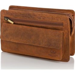 Saszetka do ręki brązowa hunter PAOLO PERUZZI T-23-HBR. Brązowe saszetki męskie Paolo Peruzzi, z materiału, klasyczne. Za 149.99 zł.