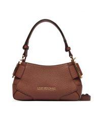 LOVE MOSCHINO Torebka JC4098PP1PLT1200 Brązowy. Brązowe torebki do ręki damskie Love Moschino, bez wzorów, ze skóry, bez dodatków. Za 949.99 zł.