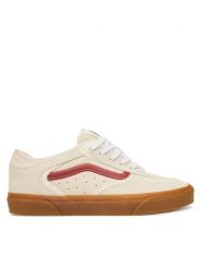 Vans Tenisówki Rowley Classic VN000SF4I661 Kremowy. Białe trampki męskie Vans, bez wzorów, ze skóry, bez zapięcia. Za 399.99 zł.