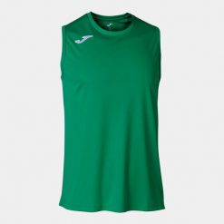 Koszulka do koszykówki męska Joma Combi basket. Zielone koszulki sportowe męskie Joma, l, bez wzorów, z poliesteru, bez kołnierzyka, bez ramiączek, do koszykówki. Za 87.35 zł.