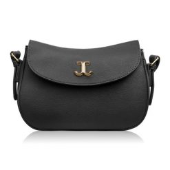 Torebka damska ze skóry syntetycznej klasyczna czarna na ramię SP-21-BL. Czarne torby na ramię damskie bez wzorów, ze skóry, klasyczne, bez dodatków. Za 89.00 zł.