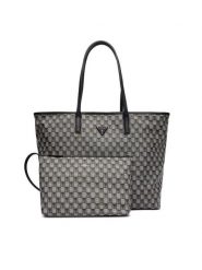 Guess Torebka G Wave II HWJT86 81290 Czarny. Czarne torebki do ręki damskie Guess, z aplikacjami, ze skóry, bez dodatków. Za 519.99 zł.