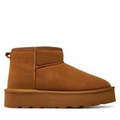 Śniegowce ONLY. Brązowe śniegowce i trapery damskie Only. Za 249.99 zł.