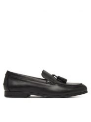 Tommy Hilfiger Loafersy Flex Hilfiger Lth Tassel Loafer FM0FM05891 Czarny. Czarne mokasyny męskie Tommy Hilfiger, ze skóry. Za 649.99 zł.
