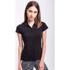 Koszulka polo damska TSD050z - czarny. Koszulki sportowe damskie marki 4f. W wyprzedaży za 29.99 zł.