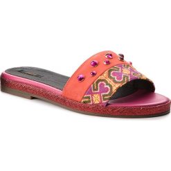 Klapki GEOX - D Kolleen H D825SH 021AW C7008 Coral. Brązowe klapki damskie Geox, z materiału. W wyprzedaży za 249.00 zł.