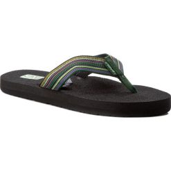 Japonki TEVA - Mush II 4198 La Manta Green. Zielone klapki damskie Teva, z materiału. Za 89.00 zł.
