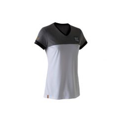 Koszulka krótki rękaw do piłki nożnej FF100 Niemcy damska. T-shirty damskie marki KIPSTA. Za 24.99 zł.