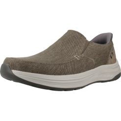 Buty SKECHERS SLIP-INS DECKLAN GULLIVER Brązowy. Brązowe trekkingi męskie Skechers, trekkingowe. Za 364.99 zł.
