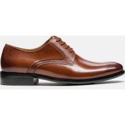 Brązowe półbuty wizytowe. Eleganckie półbuty marki Kazar. Za 449.00 zł.