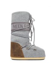 Moon Boot Śniegowce 80D1403230 Szary. Szare śniegowce i trapery damskie Moon Boot, z materiału. Za 1,319.00 zł.