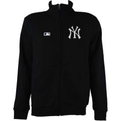 47 Brand MLB New York Yankees Core 47 Islington Track Jacket, męska bluza. Czarne bluzy męskie 47 Brand, m, bez wzorów, z bawełny, bez kaptura. Za 337.50 zł.