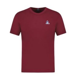 Koszulka Le Coq Sportif Essentiel N°1. Brązowe koszulki sportowe męskie le coq sportif, m, bez wzorów, bez kołnierzyka, bez ramiączek. Za 126.25 zł.