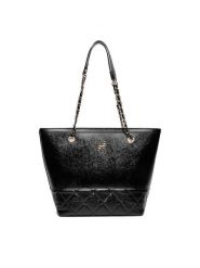 Nine West Torebka C-TRINITY-KY090 Czarny. Czarne torebki do ręki damskie Nine West, bez wzorów, z tworzywa sztucznego, bez dodatków. Za 229.99 zł.