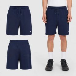 SPODENKI MĘSKIE 4F DRESOWE KRÓTKIE SZORTY KRÓTKIE KOLOR NIEBIESKI. Niebieskie krótkie spodenki sportowe męskie 4f, l, bez wzorów, z bawełny, do biegania. Za 89.99 zł.