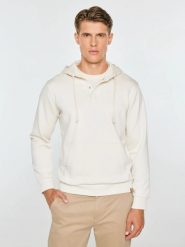 Bluza męska z kapturem perłowa bazyler 103. Białe bluzy męskie Big Star, l, bez wzorów, z bawełny, z kapturem. Za 249.99 zł.