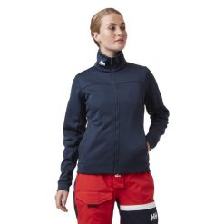 Bluza sportowa damska Helly Hansen Crew Fleece. Niebieskie bluzy sportowe damskie Helly Hansen, l, bez wzorów, bez kaptura, żeglarskie. Za 729.00 zł.
