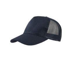 5panelowa Czapka Trucker Rapper Cotton. Niebieskie czapki i kapelusze damskie ATLANTIS, bez wzorów. Za 44.99 zł.