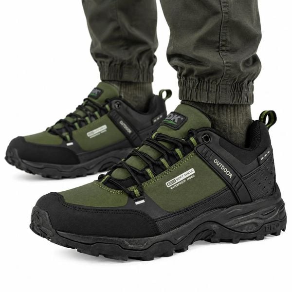 Buty męskie sportowe trekkingowe DK PREDATOR LOW SOFTSHELL. Czarne trekkingi męskie DK, trekkingowe. Za 159.00 zł.
