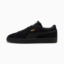 Buty sportowe Puma Suede Classic. Czarne obuwie sportowe damskie Puma, bez wzorów, trekkingowe, Puma Suede. Za 421.50 zł.