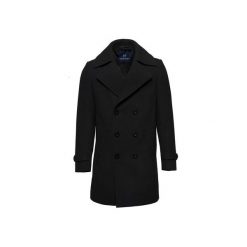 PŁASZCZ FALCON. Czarne płaszcze męskie Guns&tuxedos, na jesień. Za 509.99 zł.