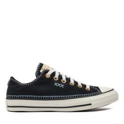 Trampki Converse. Czarne trampki i tenisówki damskie Converse, bez wzorów, retro, bez zapięcia. Za 219.99 zł.