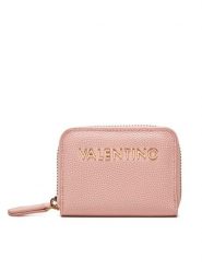 Valentino Portfel Divina VPS1R4139G Różowy. Czerwone portfele damskie Valentino, bez wzorów, ze skóry. Za 109.99 zł.