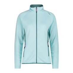Bluza damska turystyczna CMP 35L6436. Zielone bluzy sportowe damskie CMP, l, bez wzorów, bez kaptura, trekkingowe. Za 288.40 zł.