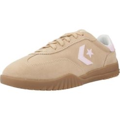 Buty CONVERSE RUN STAR TRAINER OX Jasnobrązowy. Brązowe trampki i tenisówki damskie Converse, bez wzorów, ze skóry, retro, bez zapięcia. Za 387.99 zł.