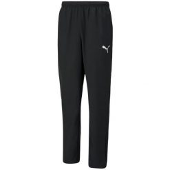 Spodnie męskie Puma teamRISE Sideline Pants. Białe spodnie sportowe męskie Puma, m, bez wzorów, do piłki nożnej. Za 149.00 zł.