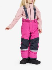 Spodnie dziewczęce Didriksons Idre Pants. Czerwone spodnie materiałowe dla dziewczynek Didriksons, na zimę, bez wzorów, z materiału, z podwyższonym stanem. Za 269.99 zł.