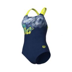 Strój kąpielowy damski jednoczęściowy treningowy na basen Arena Splash. Niebieskie kostiumy jednoczęściowe damskie Arena, s, bez wzorów, sportowe, do pływania. Za 169.99 zł.