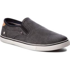Tenisówki WRANGLER - Mitos Slip On WF0901001 Black 62. Czarne trampki męskie marki Wrangler, z gumy. W wyprzedaży za 169.00 zł.