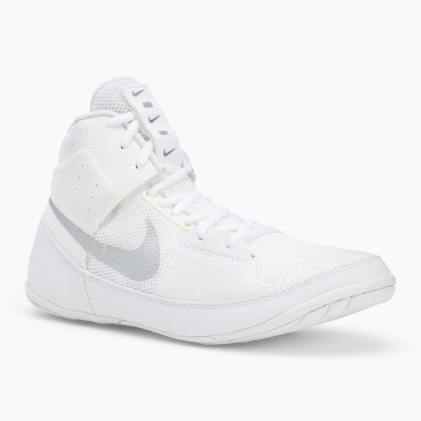 Buty zapaśnicze Nike Fury. Białe buty sportowe męskie Nike, bez zapięcia. Za 429.99 zł.