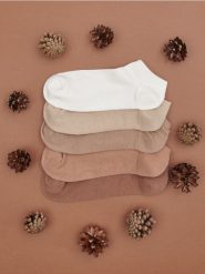 Skarpetki 5 pack - wielobarwny. Skarpety damskie Sinsay, bez wzorów. Za 12.99 zł.