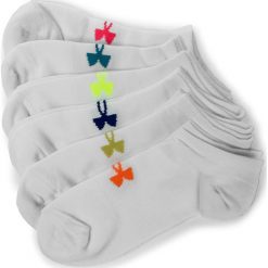 Zestaw 6 par niskich skarpet damskich UNDER ARMOUR - Solid 6 Pks No Show 1312701-100 White. Skarpety damskie marki Under Armour. Za 89.95 zł.