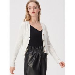 Prążkowany sweter - Kremowy. Swetry damskie marki Sinsay. Za 49.99 zł.