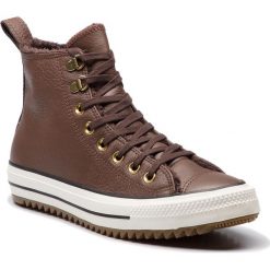Sneakersy CONVERSE - Ctas Hiker Boot Hi 161514C Chocolate/Egret/Gum. Brązowe półbuty na co dzień męskie Converse, z futra, eleganckie, bez zapięcia. W wyprzedaży za 279.00 zł.