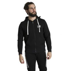 Męski dres Leone 1947 Apparel. Czarne buty sportowe męskie LEONE 1947 APPAREL, z dresówki, bez zapięcia, na fitness i siłownię. Za 247.55 zł.